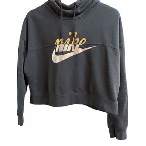 Nike Sportswear Rally Metallic Clash Cropped Hoodie